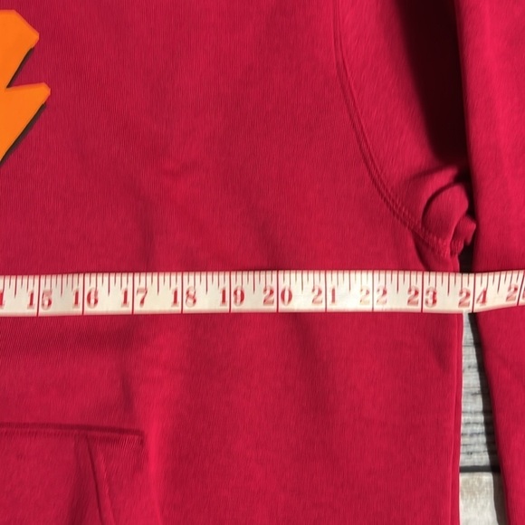 Nike Air Jordan Flight MVP Red Fleece Pullover Hoodie Men’s Size Large - Picture 6 of 14